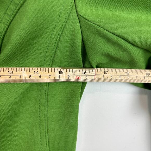 INC Emerald Green Ruffle Trim Jacket – Vintage Inspired Art Teacher – Women’s M - Picture 6 of 8